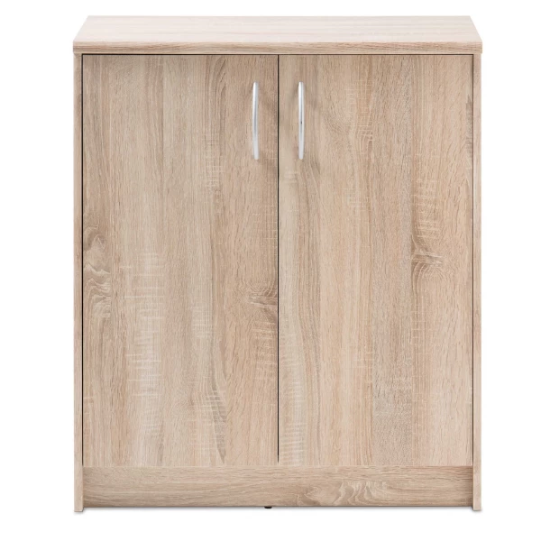 Commode Ultima 74x35x86cm Met 2 Deuren - Sonoma Eik 1 Commode Ultima 74x35x86cm Met 2 Deuren - Sonoma Eik