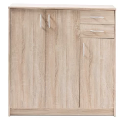 Dressoir Ultima 109cm Met 3 Deuren & 2 Lades - Sonoma Eik