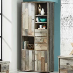 Buffetkast Clem 83cm 3 Deuren & 3 Lades - Driftwood