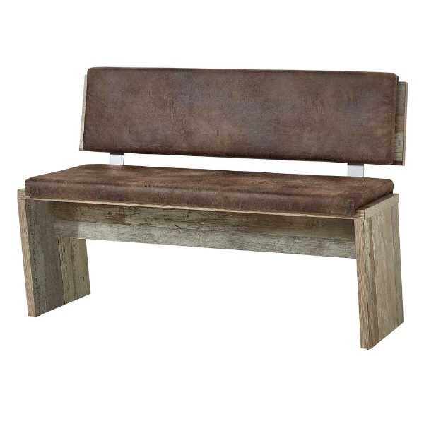 Eetkamerbank Clem - Driftwood 1 Eetkamerbank Clem - Driftwood