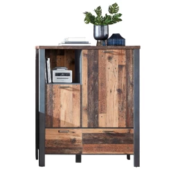 Buffetkast Carthago 2 Deuren & 2 Lades - Oud Hout/antraciet 6 Buffetkast Carthago 2 Deuren & 2 Lades - Oud Hout/antraciet -Collectie Woonkamermeubels Ontwerp zonder titel 2022 08 05T135240.215 954c