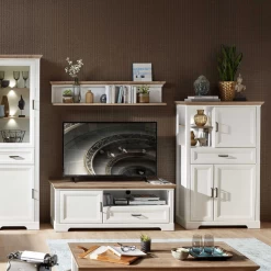 Commode Samine 3 Deuren & 1 Lade - Wit/eik -Collectie Woonkamermeubels Ontwerp zonder titel 2022 08 29T090609.338 6d5a