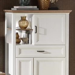 Commode Samine 3 Deuren & 1 Lade - Wit/eik -Collectie Woonkamermeubels Ontwerp zonder titel 2022 08 29T090640.390 8326