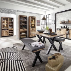 Open Kast Delano Met Lade - Hout/antraciet -Collectie Woonkamermeubels Ontwerp zonder titel 2022 08 29T152230.015 369d