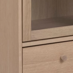 Vitrinekast Aston 145 Cm 2 Deuren & 1 Lade - Witte Eik -Collectie Woonkamermeubels Ontwerp zonder titel 2022 10 21T094649.574 034a