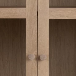 Vitrinekast Aston 145 Cm 2 Deuren & 1 Lade - Witte Eik -Collectie Woonkamermeubels Ontwerp zonder titel 2022 10 21T094829.450 6b68