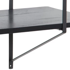 Wandrek Belfast Met 2 Legplanken - Zwart 14 Wandrek Belfast Met 2 Legplanken - Zwart -Collectie Woonkamermeubels Ontwerp zonder titel 2022 10 21T105438.174 7198