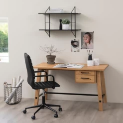 Wandrek Belfast Met 2 Legplanken - Zwart 11 Wandrek Belfast Met 2 Legplanken - Zwart -Collectie Woonkamermeubels Ontwerp zonder titel 2022 10 21T105941.334 302e