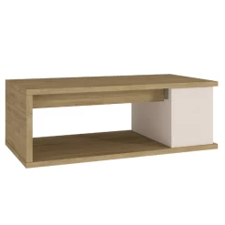 Salontafel Otawa 90x55 Cm Met Uitschuifbaar Tafelblad - Eik/ Wit -Collectie Woonkamermeubels Ontwerp zonder titel 2022 10 25T085633.694 f899