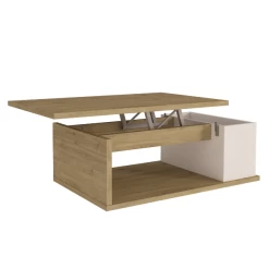 Salontafel Otawa 90x55 Cm Met Uitschuifbaar Tafelblad - Eik/ Wit -Collectie Woonkamermeubels Ontwerp zonder titel 2022 10 25T085752.025 280d