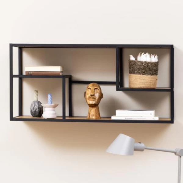 Wandrek Seaford | 95 X 30 X 45 Cm | Wilde Eik-decor 1 Wandrek Seaford | 95 X 30 X 45 Cm | Wilde Eik-decor