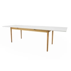 Uitschuifbare Eettafel Horanka 195/275x90 Cm-wit/eik 10 Uitschuifbare Eettafel Horanka 195/275x90 Cm-wit/eik -Collectie Woonkamermeubels Ontwerp zonder titel 2022 12 02T135127.757 7723