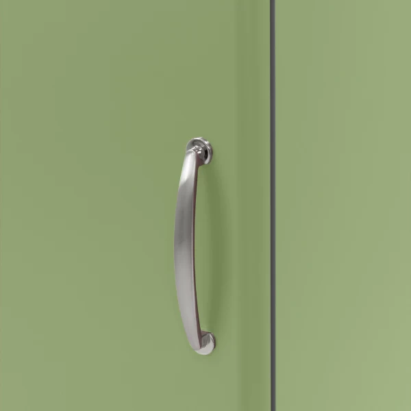 Bijzetkastje Malibu 2 Deuren 1 Lade - Groen 7 Bijzetkastje Malibu 2 Deuren 1 Lade - Groen - Afbeelding 7