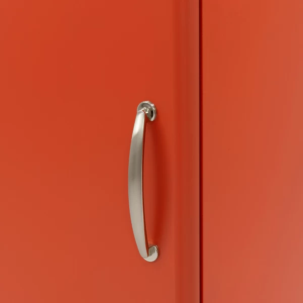 Bijzetkastje Malibu 1 Deur 4 Lades - Rood 6 Bijzetkastje Malibu 1 Deur 4 Lades - Rood - Afbeelding 6