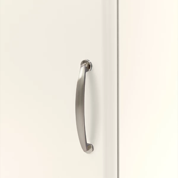 Bijzetkastje Malibu 1 Deur 4 Lades - Wit 6 Bijzetkastje Malibu 1 Deur 4 Lades - Wit - Afbeelding 6