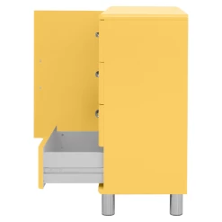 Bijzetkastje Malibu 1 Deur 4 Lades - Geel 16 Bijzetkastje Malibu 1 Deur 4 Lades - Geel -Collectie Woonkamermeubels Ontwerp zonder titel 2022 12 05T160013.529 ec56