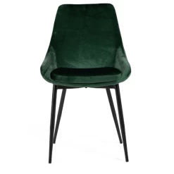 Kuipstoel Alexia Velours - Groen