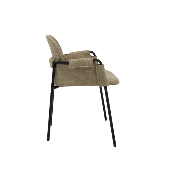 Eetkamerstoel Fly- Licht Taupe 4 Eetkamerstoel Fly- Licht Taupe - Afbeelding 4