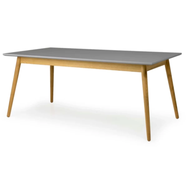 Eettafel Dot 180x90 Cm - Eik/grijs 1 Eettafel Dot 180x90 Cm - Eik/grijs