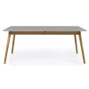 Verlengbare Eettafel Dot 160/205 Cm - Eik/grijs