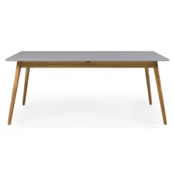 Verlengbare Eettafel Dot 160/205 Cm - Eik/grijs