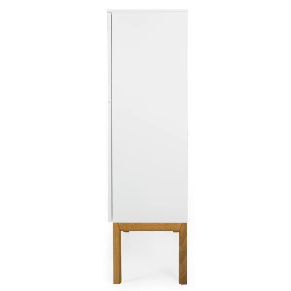 Buffetkast Patch 138 Cm 4 Deuren - Eik/wit 7 Buffetkast Patch 138 Cm 4 Deuren - Eik/wit - Afbeelding 7