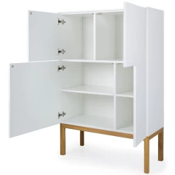 Buffetkast Patch 138 Cm 4 Deuren - Eik/wit 10 Buffetkast Patch 138 Cm 4 Deuren - Eik/wit -Collectie Woonkamermeubels Ontwerp zonder titel 2022 12 16T081348.811 c452