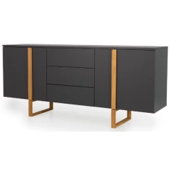 Dressoir Birka Met 2 Deuren En 3 Lades - Eik/antraciet 15 Dressoir Birka Met 2 Deuren En 3 Lades - Eik/antraciet -Collectie Woonkamermeubels Ontwerp zonder titel 2022 12 16T113748.057 be4e