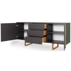 Dressoir Birka Met 2 Deuren En 3 Lades - Eik/antraciet 12 Dressoir Birka Met 2 Deuren En 3 Lades - Eik/antraciet -Collectie Woonkamermeubels Ontwerp zonder titel 2022 12 16T113914.436 42d0