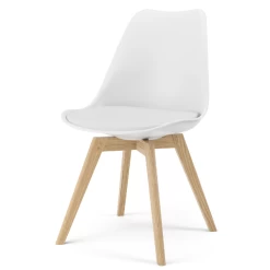 Eetkamerstoel Blair - Eik/wit -Collectie Woonkamermeubels Ontwerp zonder titel 2022 12 19T093055.827 75e4