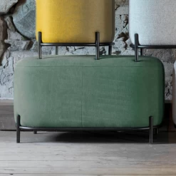 Poef Larry 82 Cm - Groen