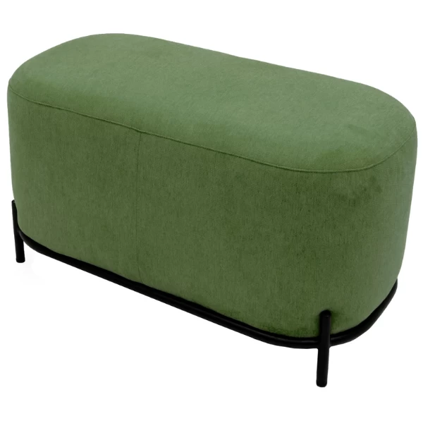 Poef Larry 82 Cm - Groen 5 Poef Larry 82 Cm - Groen - Afbeelding 5