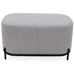 Poef Larry 82 Cm - Grijs 15 Poef Larry 82 Cm - Grijs -Collectie Woonkamermeubels Ontwerp zonder titel 2022 12 23T130630.890 e002