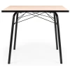 Eettafel Flow 90x90 Cm - Eik/zwart