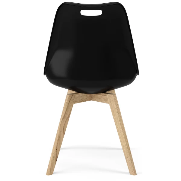 Kuipstoel Blair - Eik/zwart 2 Kuipstoel Blair - Eik/zwart - Afbeelding 2