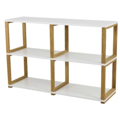 Rek Arte 4 Vakken - Eik/wit 11 Rek Arte 4 Vakken - Eik/wit -Collectie Woonkamermeubels Ontwerp zonder titel 2022 12 28T163229.754 119c