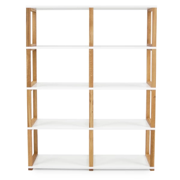 Rek Arte 8 Vakken - Eik/wit 1 Rek Arte 8 Vakken - Eik/wit