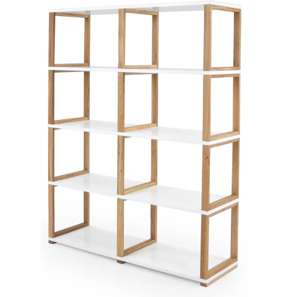 Rek Arte 8 Vakken - Eik/wit 4 Rek Arte 8 Vakken - Eik/wit - Afbeelding 4