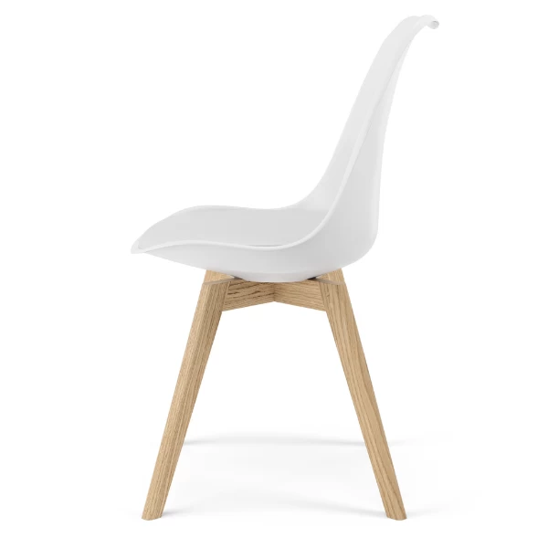 Kuipstoel Lize - Wit 4 Kuipstoel Lize - Wit - Afbeelding 4