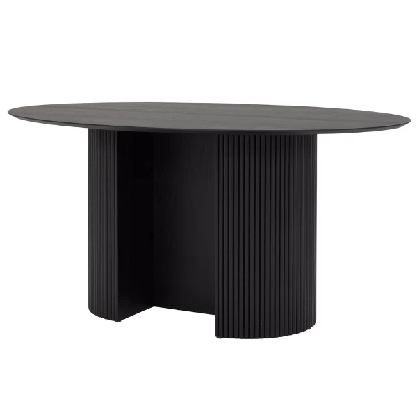 Eettafel Henrietta 160x110 Cm-zwarte Es 7 Eettafel Henrietta 160x110 Cm-zwarte Es - Afbeelding 7