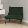 Fauteuil Joey Ribfluweel - Groen