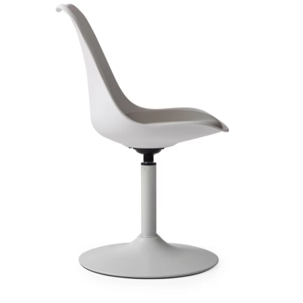 Draaistoel Vive - Wit/grijs 2 Draaistoel Vive - Wit/grijs - Afbeelding 2