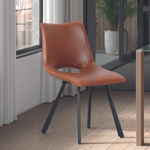 Kuipstoel Sissi-cognac 1 Kuipstoel Sissi-cognac