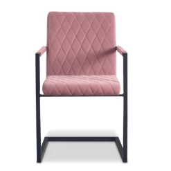 Eetkamerstoel Britt-roze Velours -Collectie Woonkamermeubels Ontwerp zonder titel 2023 01 12T105159.270 8e31