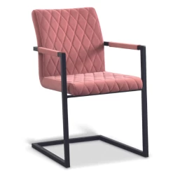 Eetkamerstoel Britt-roze Velours -Collectie Woonkamermeubels Ontwerp zonder titel 2023 01 12T105226.386 5038