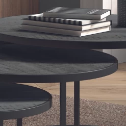 Set Van 3 Salontafels Amana-zwart Magnoliahout -Collectie Woonkamermeubels Ontwerp zonder titel 2023 01 13T131036.965 d230