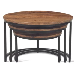 Set Van 3 Salontafels Gaja-magnoliahout 13 Set Van 3 Salontafels Gaja-magnoliahout -Collectie Woonkamermeubels Ontwerp zonder titel 2023 01 13T143209.283 d217