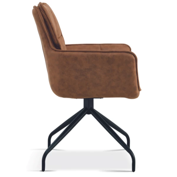 Eetkamerstoel Ibis-lichtbruin 4 Eetkamerstoel Ibis-lichtbruin - Afbeelding 4