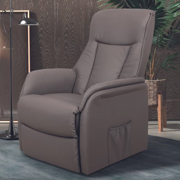 Elektrische Relaxfauteuil Miranda-taupe 1 Elektrische Relaxfauteuil Miranda-taupe