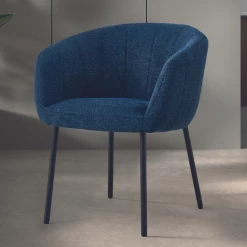 Eetkamerstoel Sill-blauw